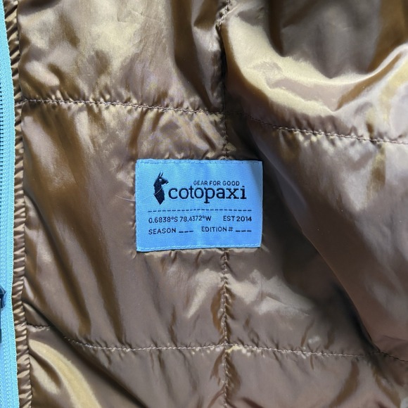 Cotopaxi Men's Reversible Teca Calido Hooded Jacket Size Large  "Space Station" - Picture 4 of 9